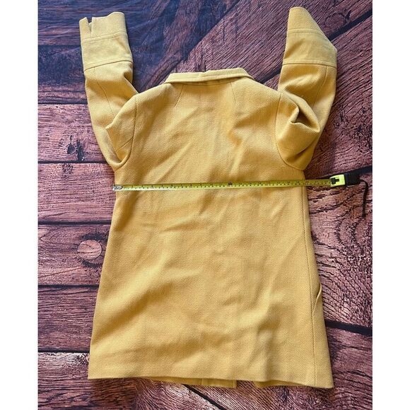 Etcetera Womens‎ Yellow Wool Blend Coat Size 12 - Picture 11 of 11
